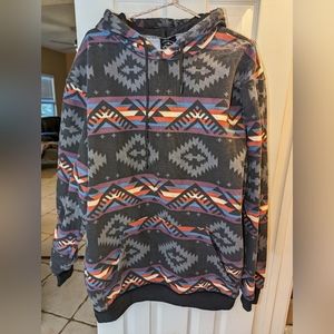 Original Deluxe Supply Apparel Collection Aztec Fleece Pullover Hoodie